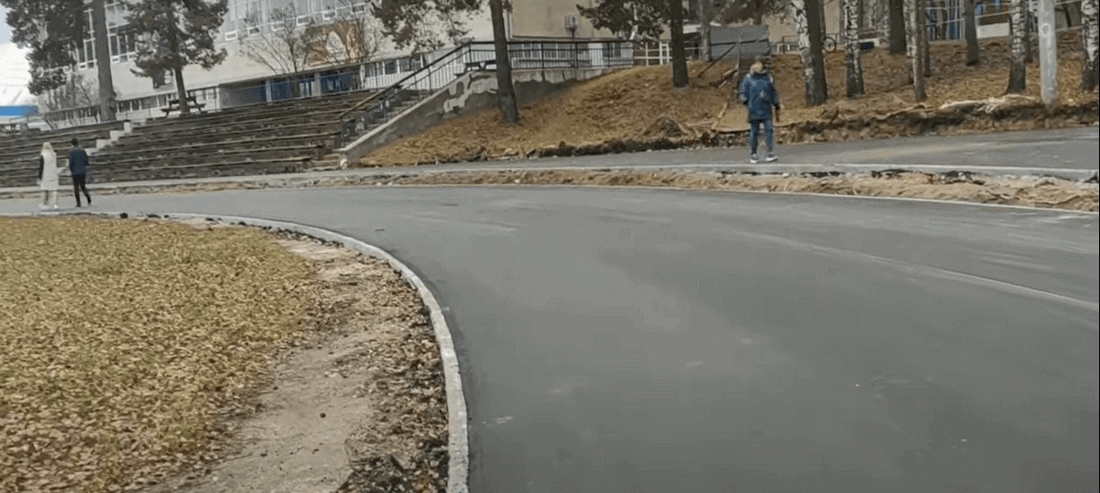На "Кварце" открыли новые заасфальтированные легкоатлетические дорожки