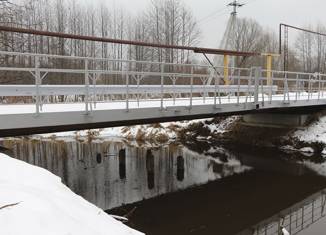 На Бору появился новый мостовой переход