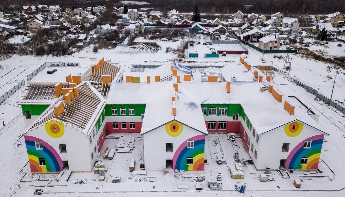 Новый детский сад на Красногорке строится с задержкой