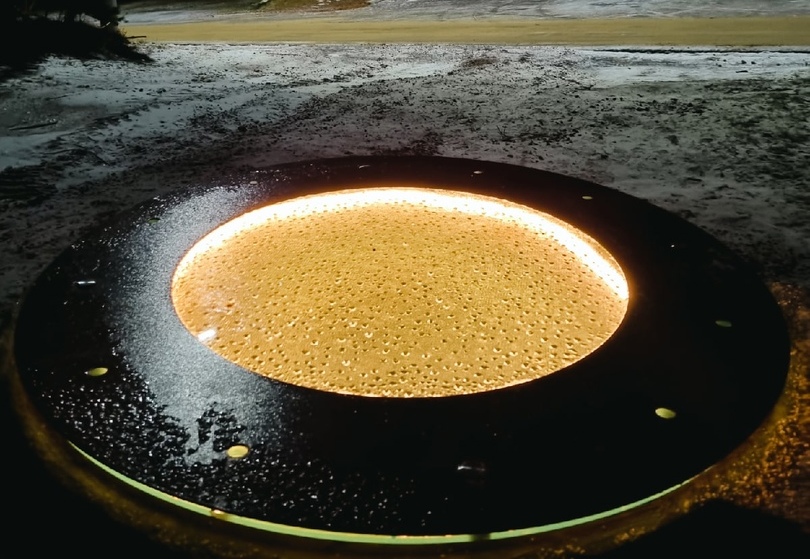 На Моховых горах новую жизнь получил старый заброшенный колодец