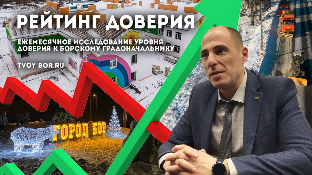 Рейтинг доверия к борскому мэру. Декабрь 2021