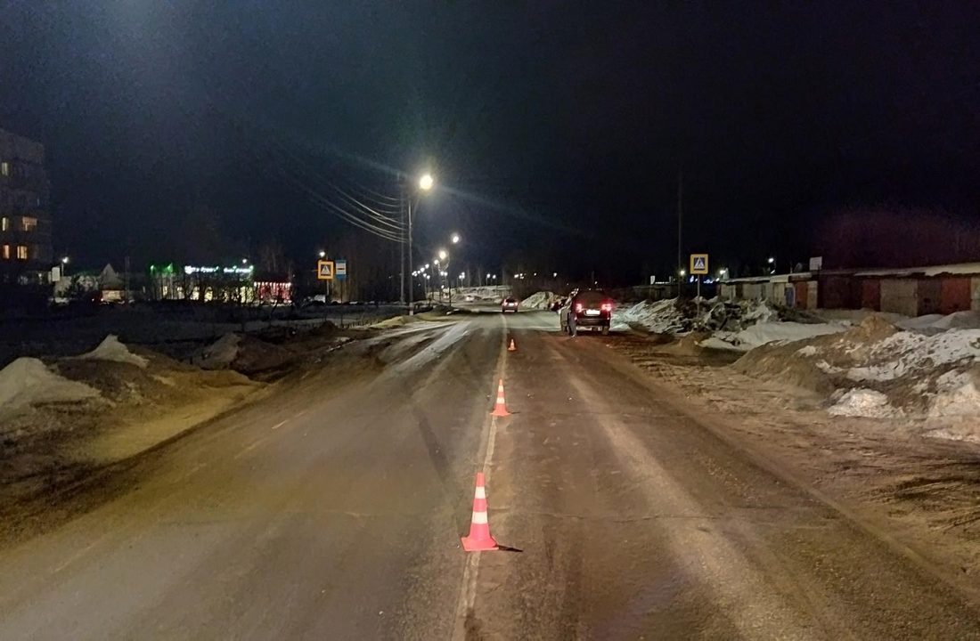 Пешеход пострадала в аварии на Бору