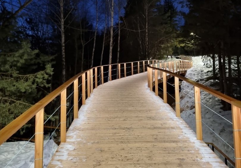 Мост на Моховых стал чуточку волшебным