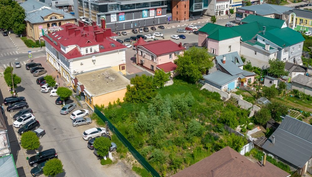 Лес вместо парковки растёт в самом центре Бора