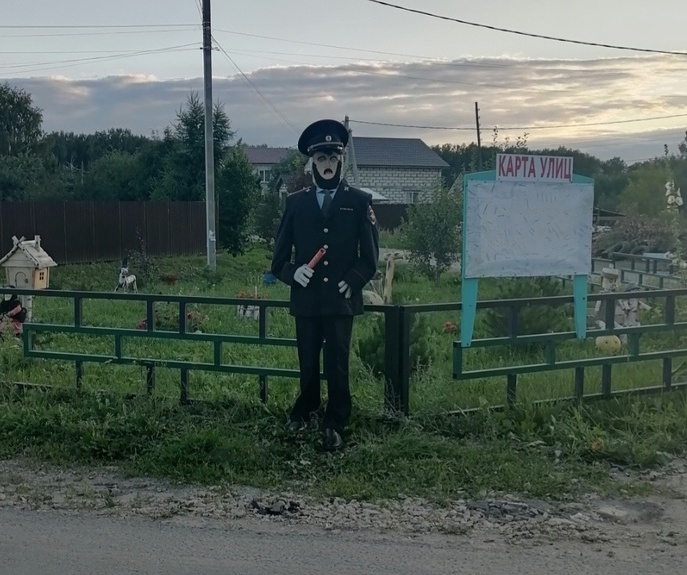 На борской дороге появился некто в форме