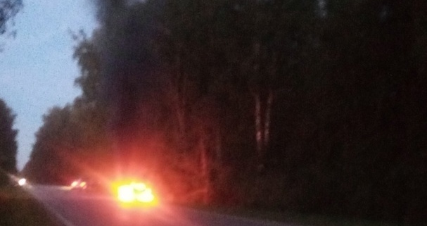 В деревне Клюкино сгорел автомобиль