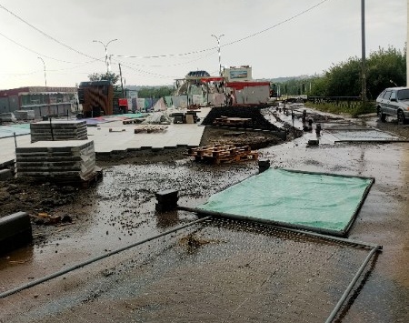 Настоящее стихийное бедствие обрушилось на Бор