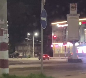 Гонка-преследование ГИБДД за мотоциклистом