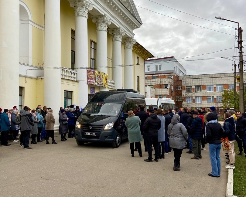 На Бору снова провожали мобилизованных