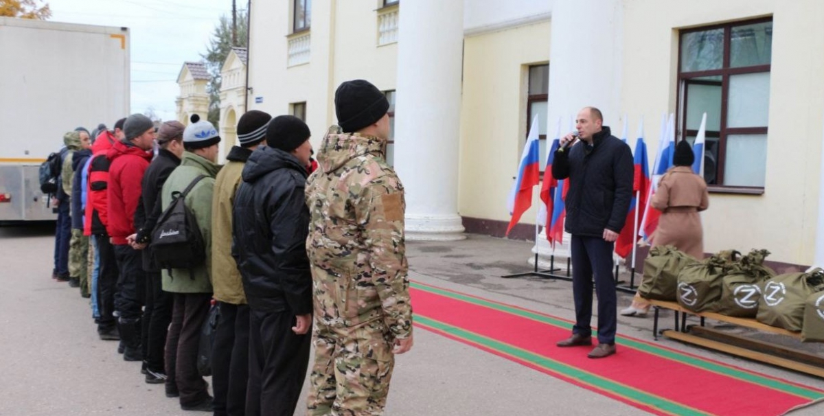 На службу в рамках частичной мобилизации была отправлена еще одна группа борчан