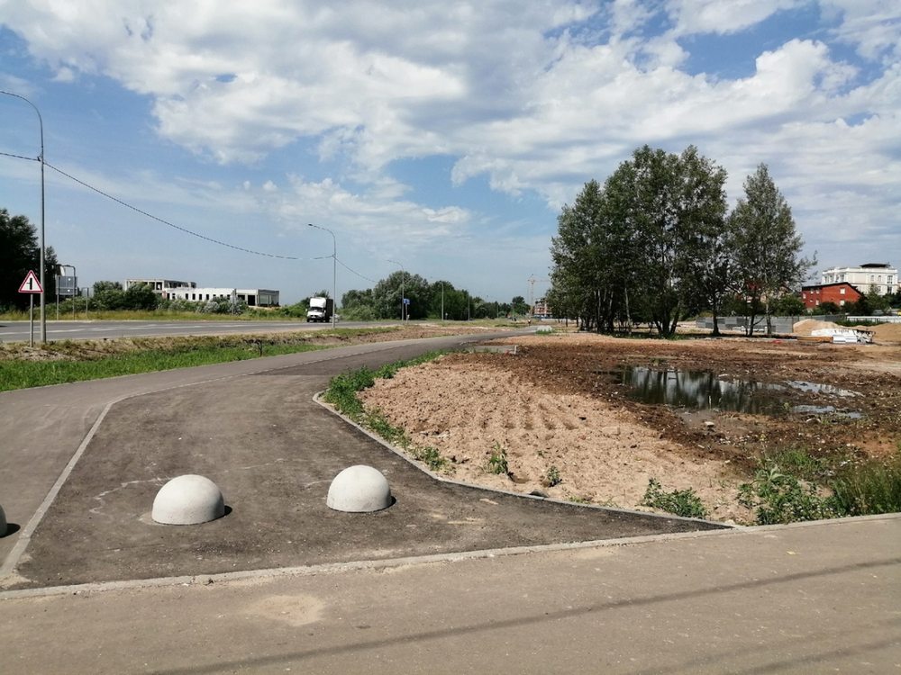 Батуты с водой удивили борчан