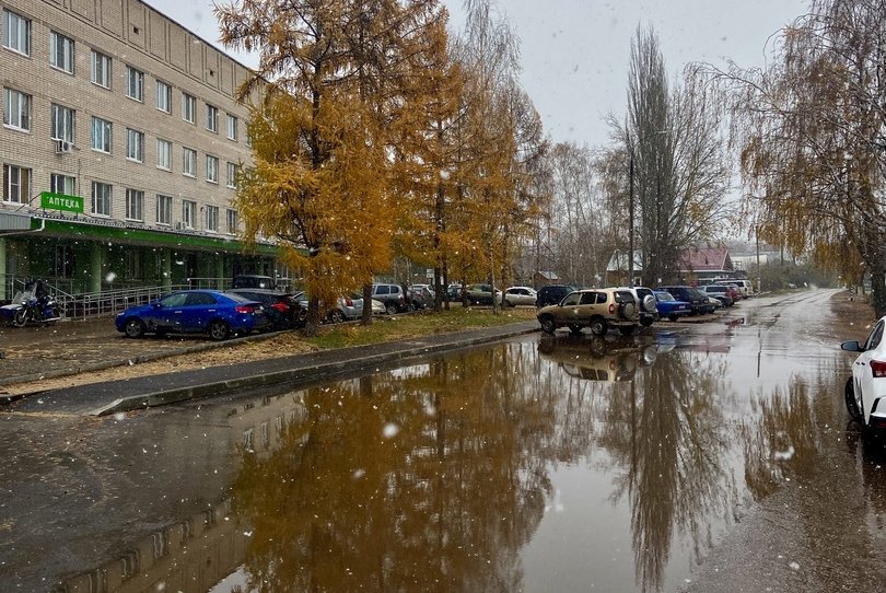 Мокрое место вместо новой парковки