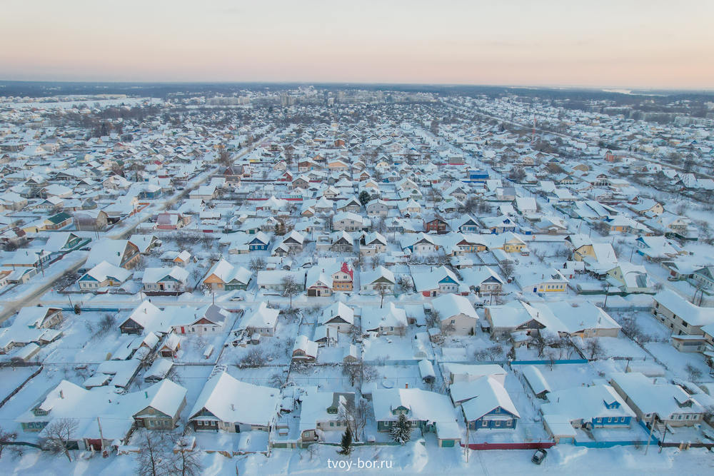 На Бору появились новый промышленный район и переулок