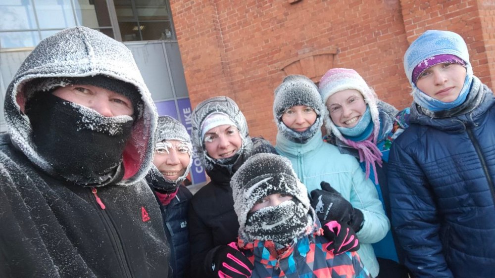 На Бору замечены Рождественские бегуны