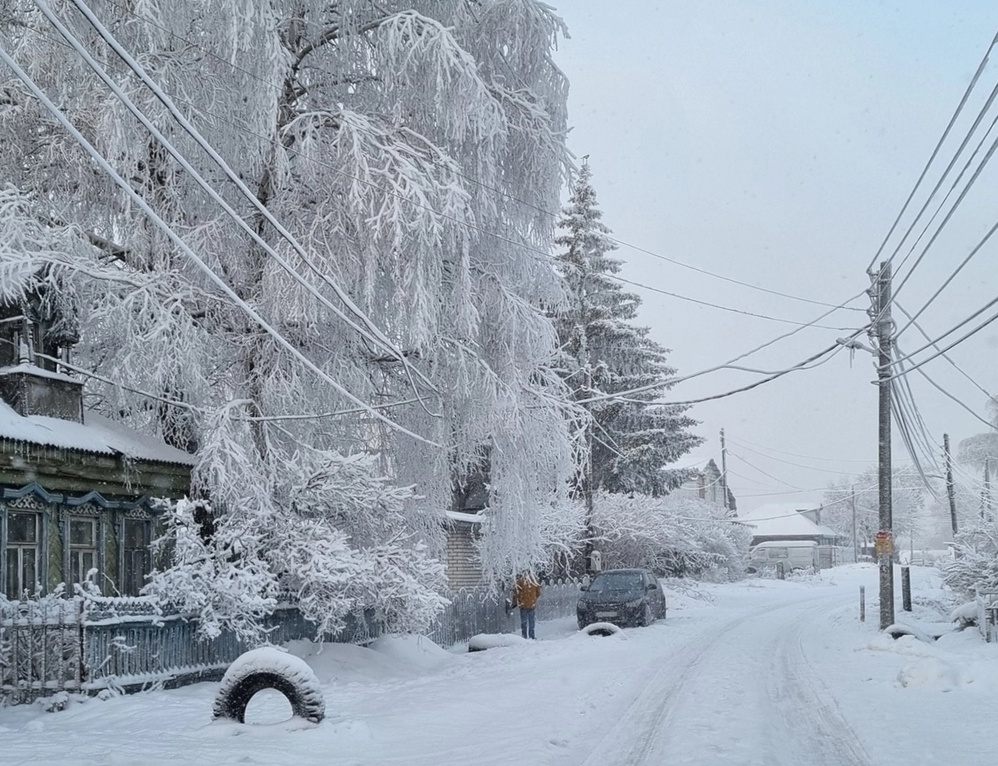 Аномальные морозы начались на Бору