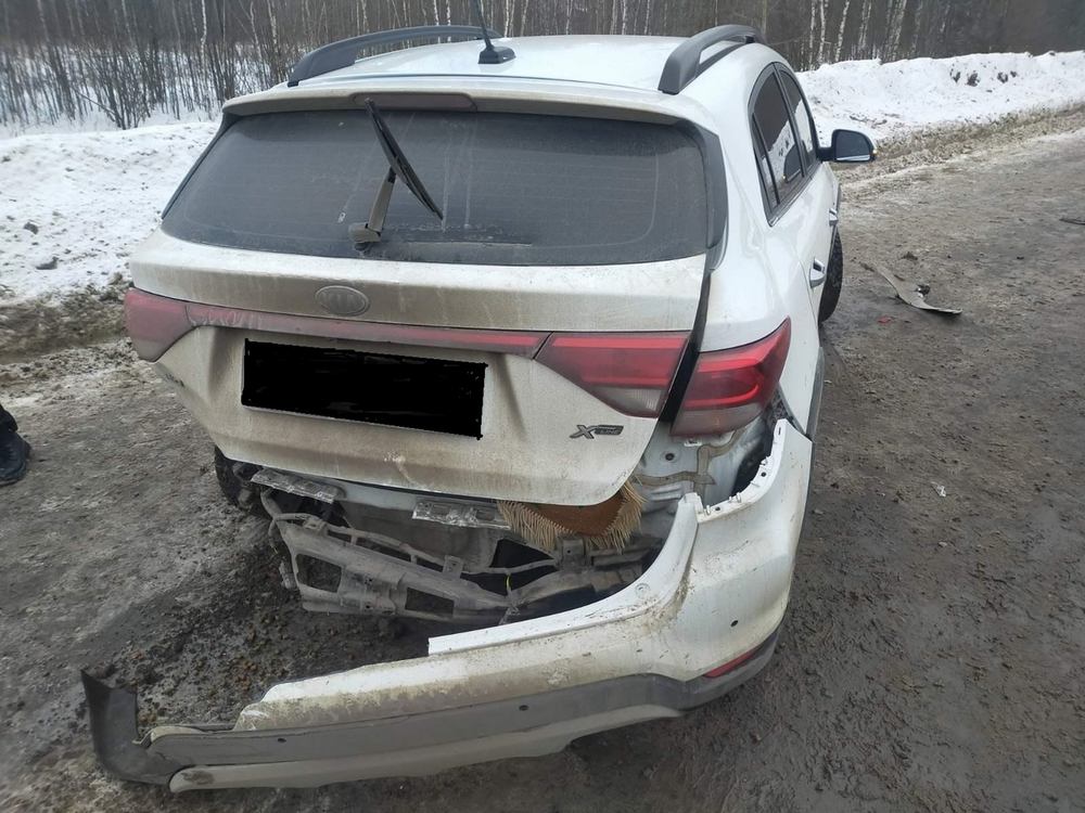 Авария произошла на борской трассе