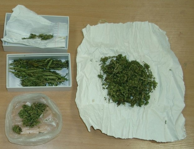 В Борском районе задержан парень с марихуаной