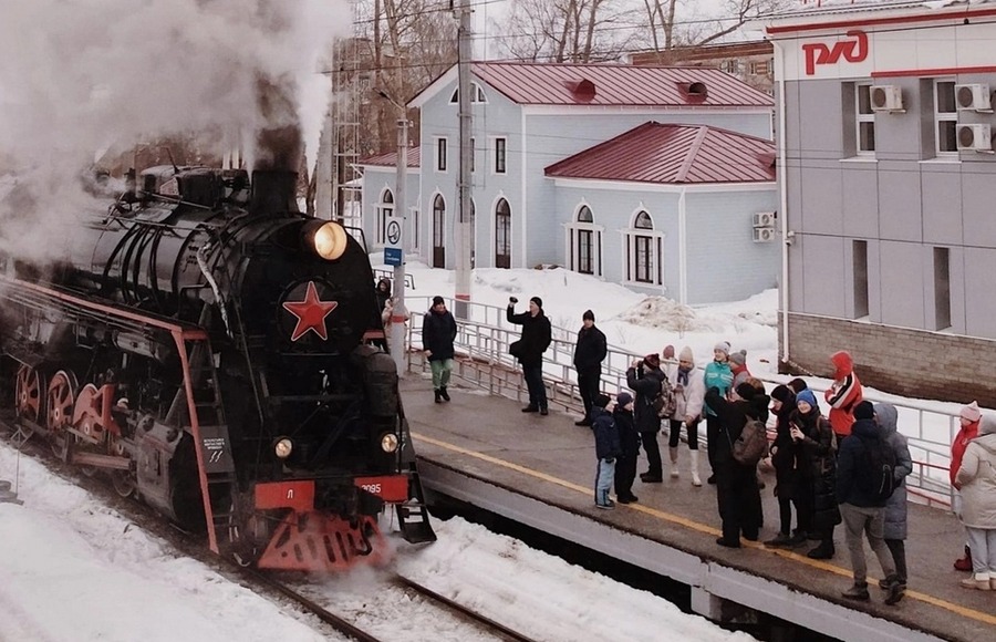 Ретро-поезд прибудет на Бор 12 февраля