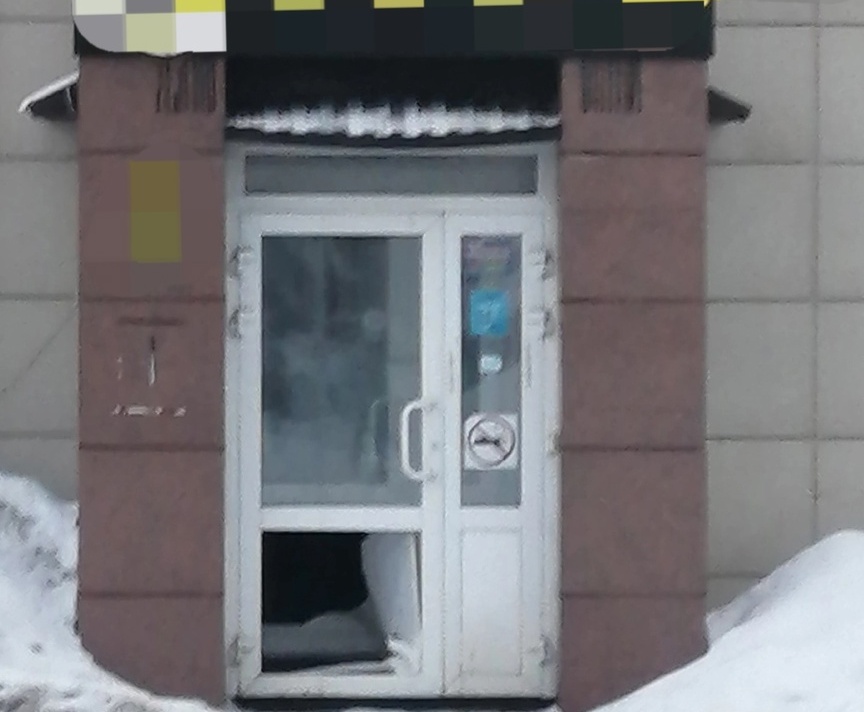 В неклюдовский алкомаркет пробрался неизвестный