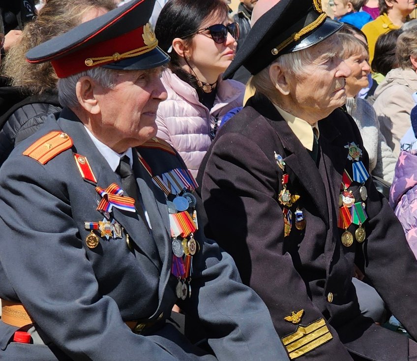 Празднование дня Победы на Бору