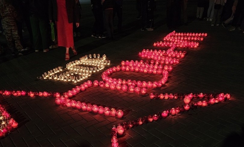 Борчане зажгли свечи памяти