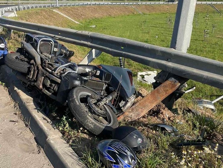 Что случилось с мотоциклом на кольце в Золотово?