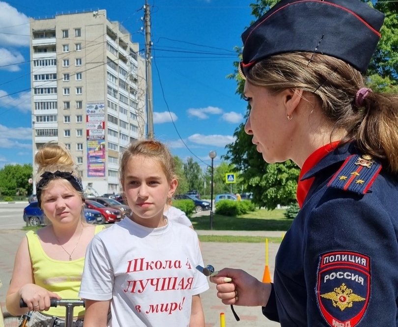 Девочка-велосипедист пострадала от столкновения с авто на Бору