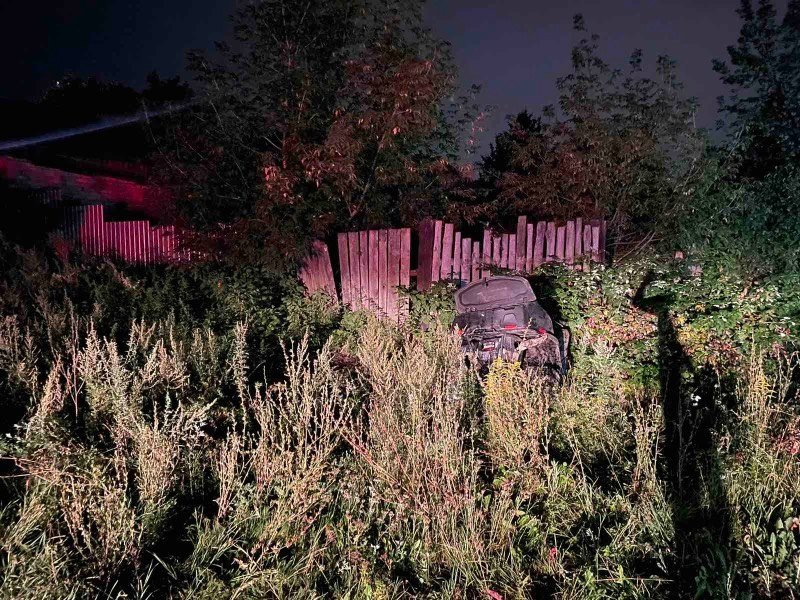 Квадроцикл - в кювете, водитель - в реанимации