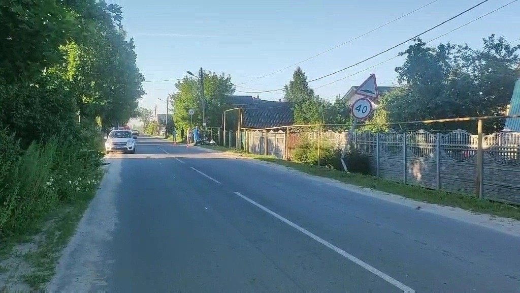 На Бору погиб мотоциклист