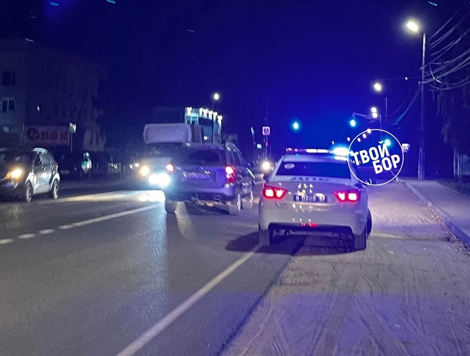 Тройная авария произошла на Бору