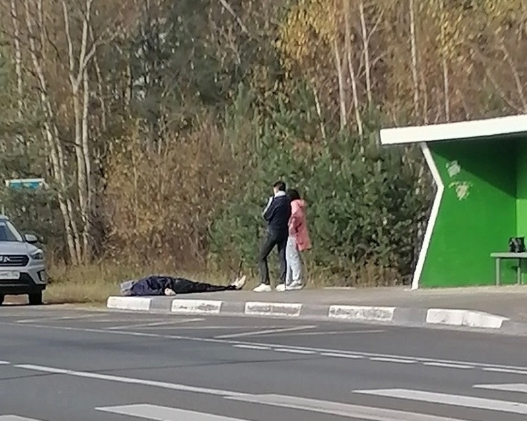 На борской остановке умер мужчина