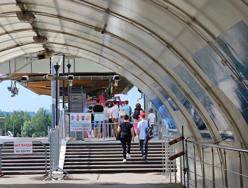 Кассовый павильон обновят на станции канатки со стороны Нижнего Новгорода