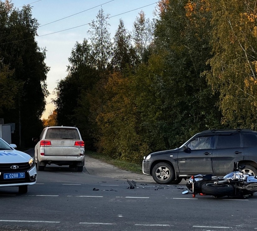Стало известно о состоянии мотоциклиста, попавшего в аварию в Останкино