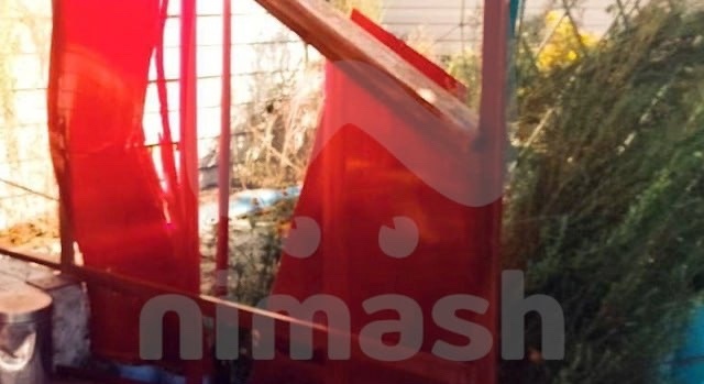 Взрыв на территории коттеджа в посёлке Октябрьский