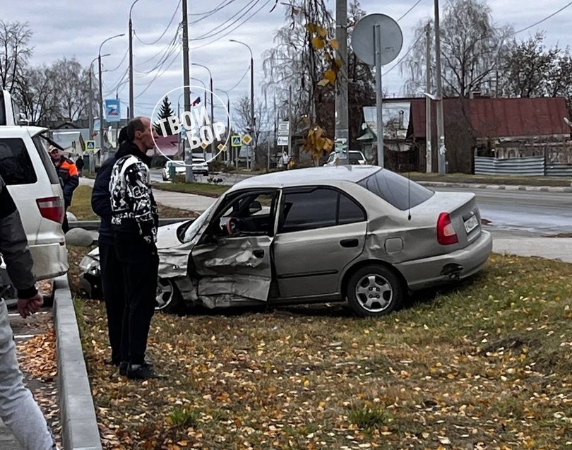 У рынка произошло серьезное ДТП