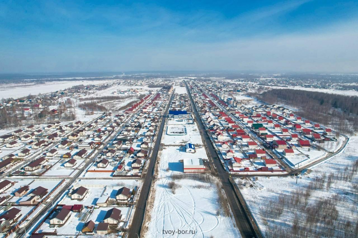 В борском коттеджном посёлке к новогодним праздникам прокачали сеть