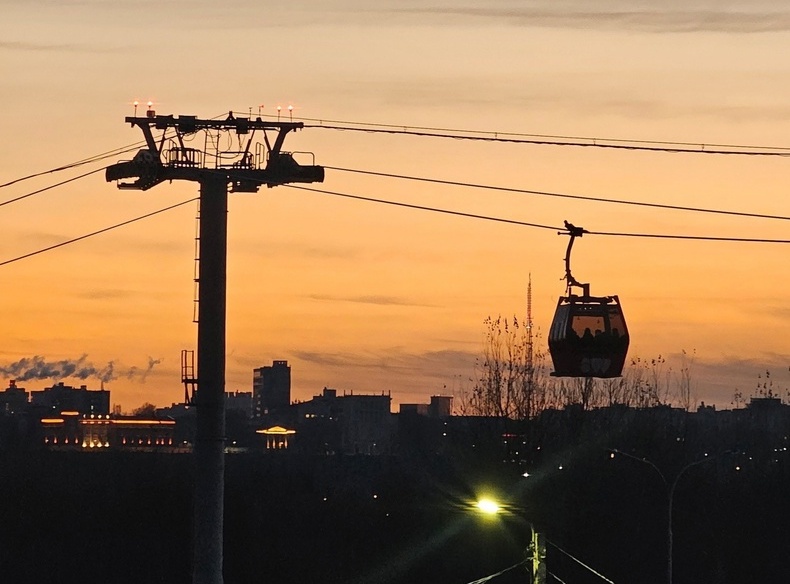 Каждая 9 кабинка на канатке будет оснащена креплением для велосипедов