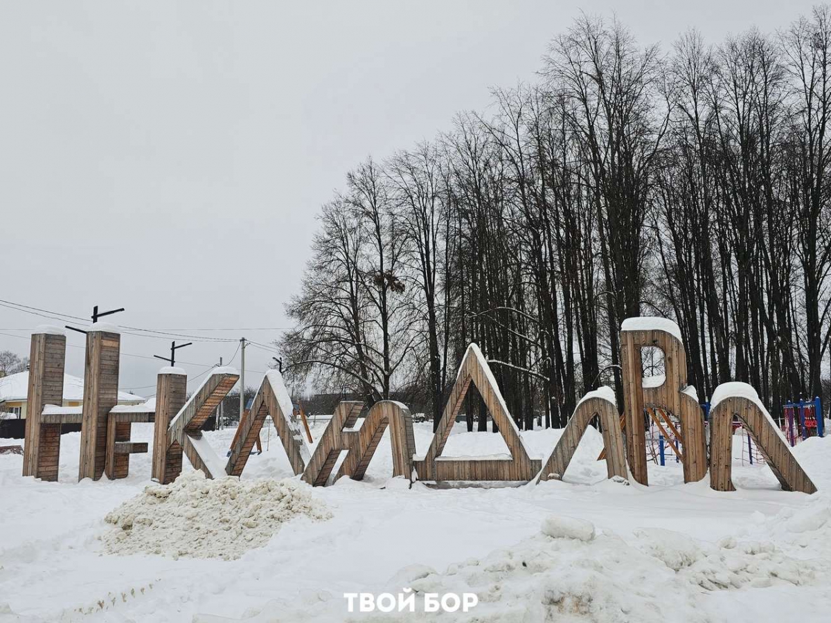 Потепление пришло на Бор