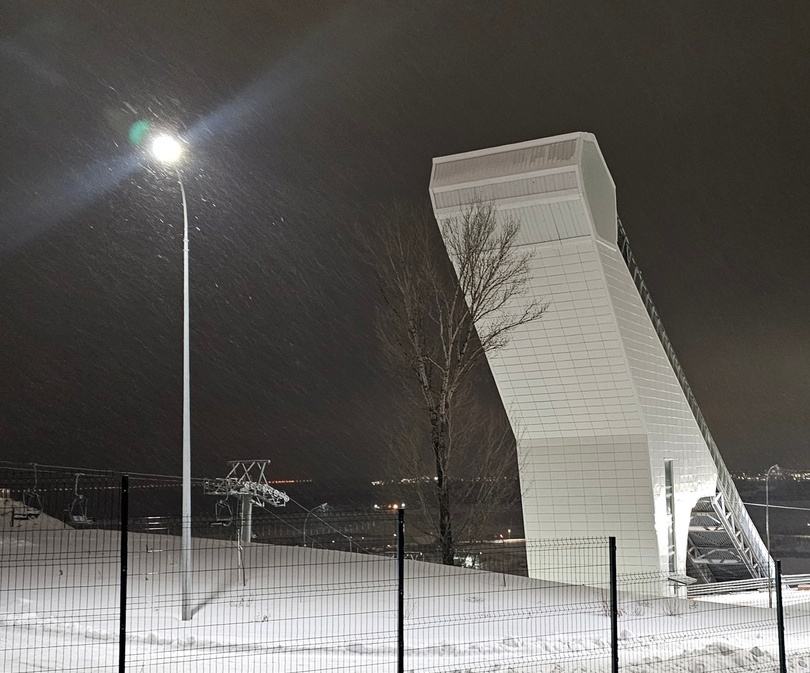 Около канатки запустили канатный подъёмник