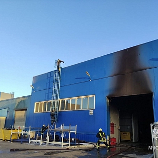 МЧС сообщает о пожаре на Борском предприятии 1