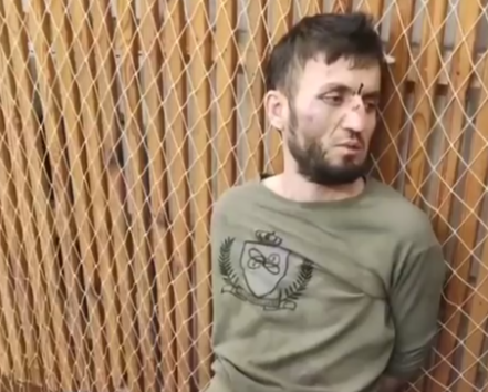 В сети появились кадры допроса предполагаемых террористов