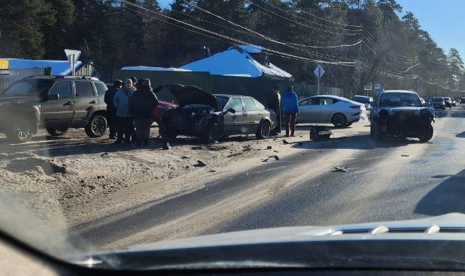 Массовая авария в Задолье