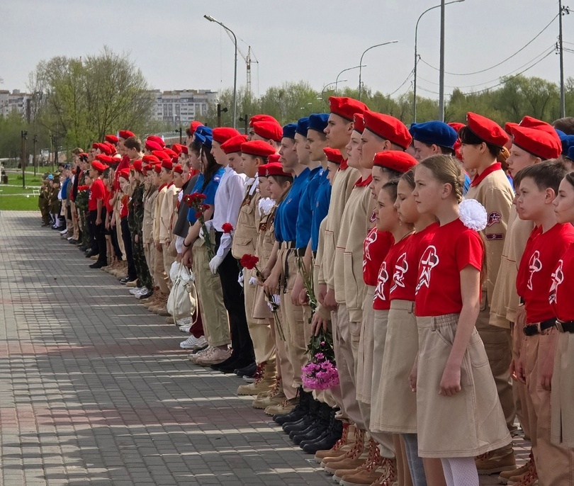 На Бору прошло большое патриотическое мероприятие