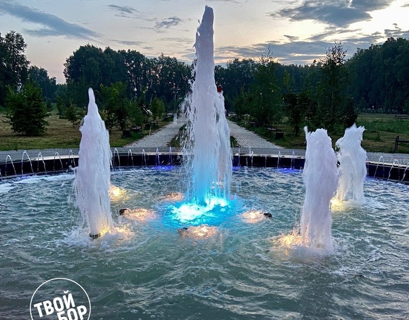 Сезон фонтанов на Бору должен по традиции начаться в мае