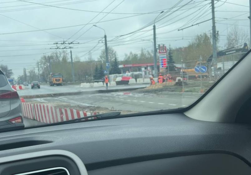 Важная информация про дорожное движение рядом с Борским мостом