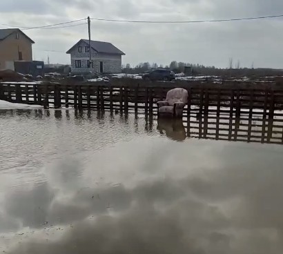 Борчане оказались в воде