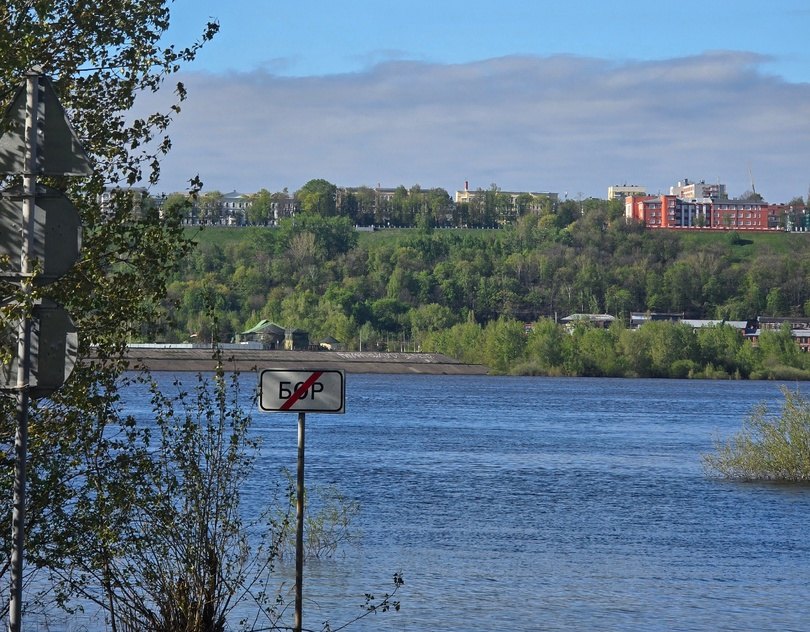 За последние сутки уровень воды в Волге снизился