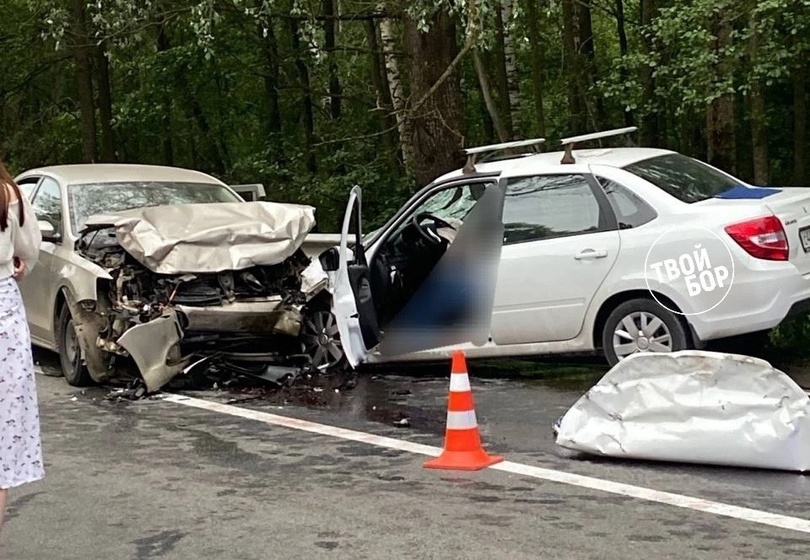 Трагическая авария произошла возле деревни Рожново в Борском районе
