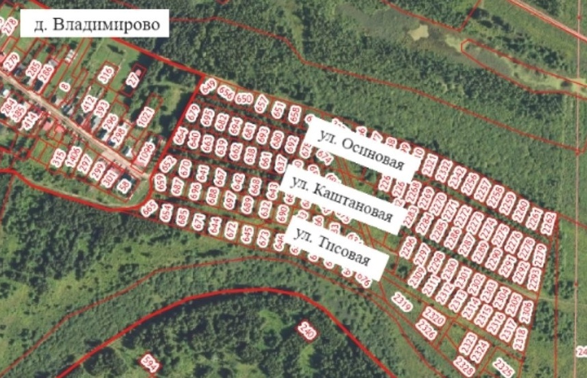 На Бору три новых улицы