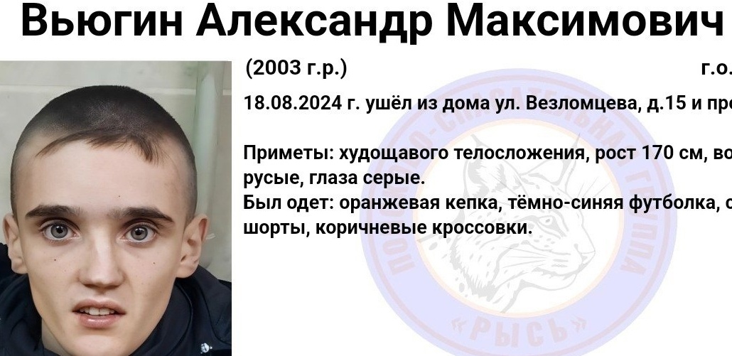 На Бору пропал парень